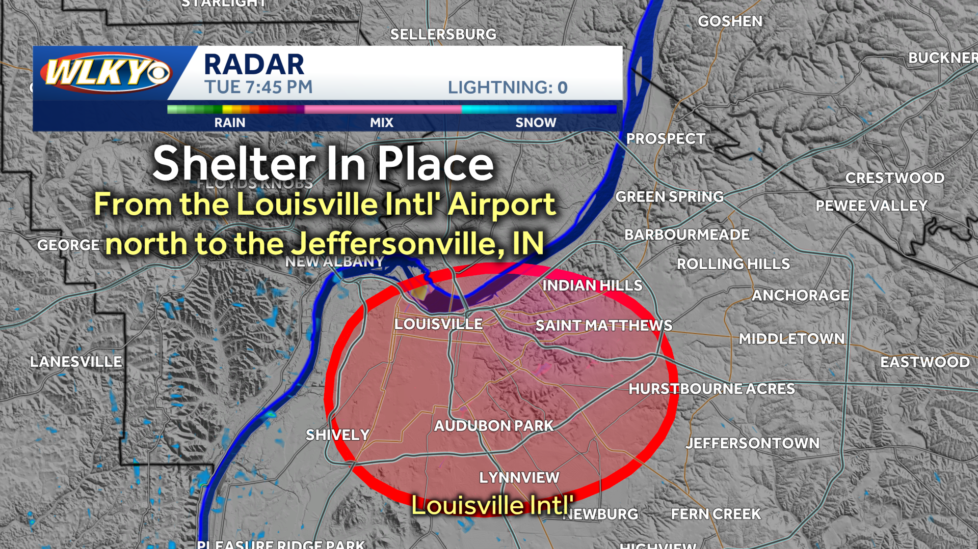 Shelter-in-place issued after plane crash in Louisville. More updated ...