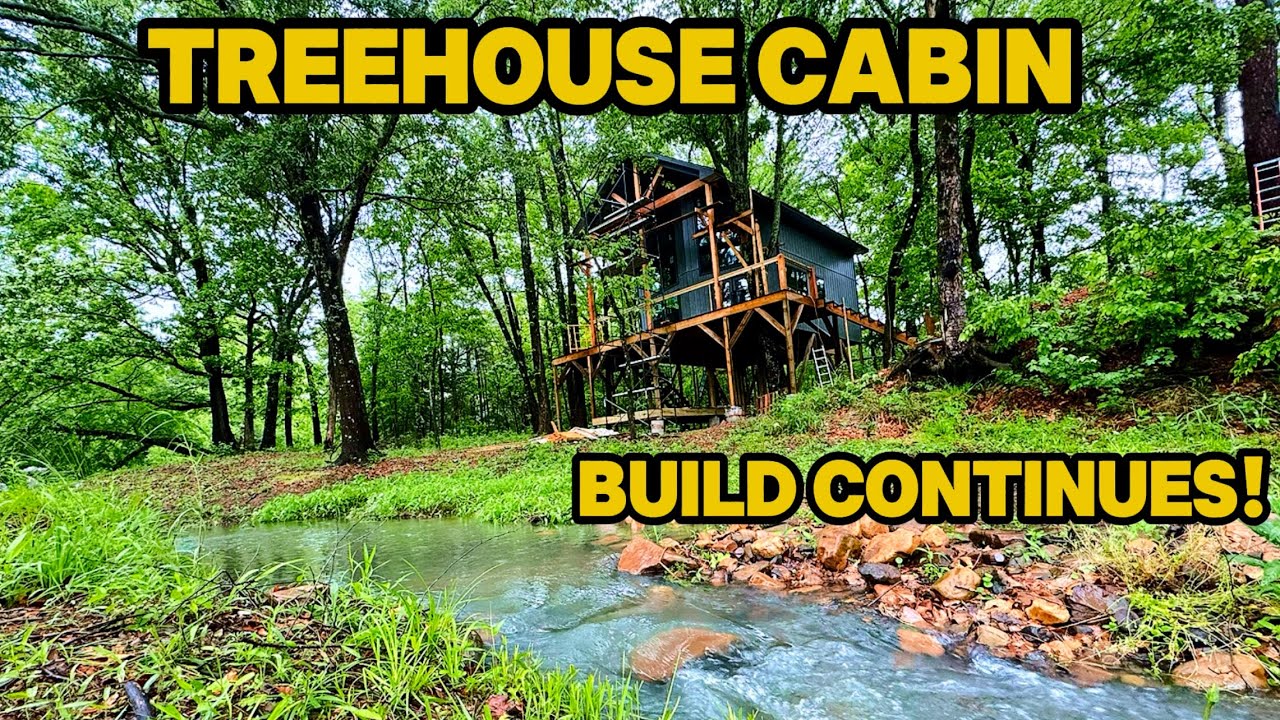 Exciting changes are finally happening at our treehouse cabin