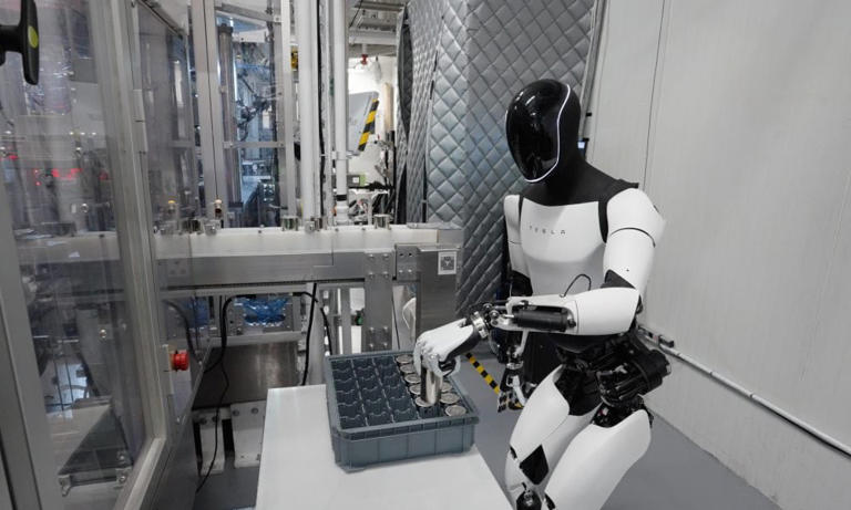 Tesla's Optimus begins factory training in Austin