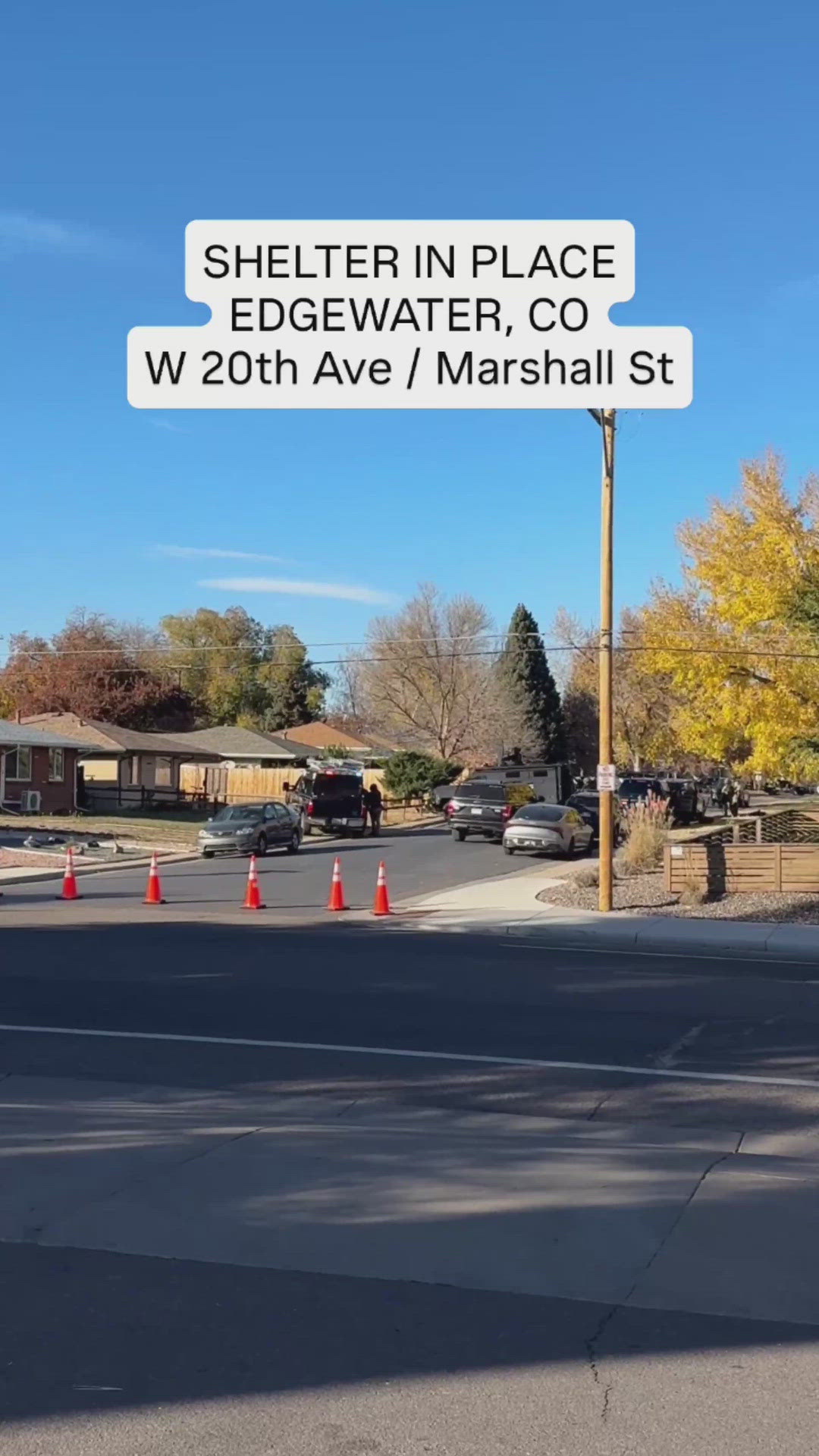 Shelter-in-place issued for Edgewater
