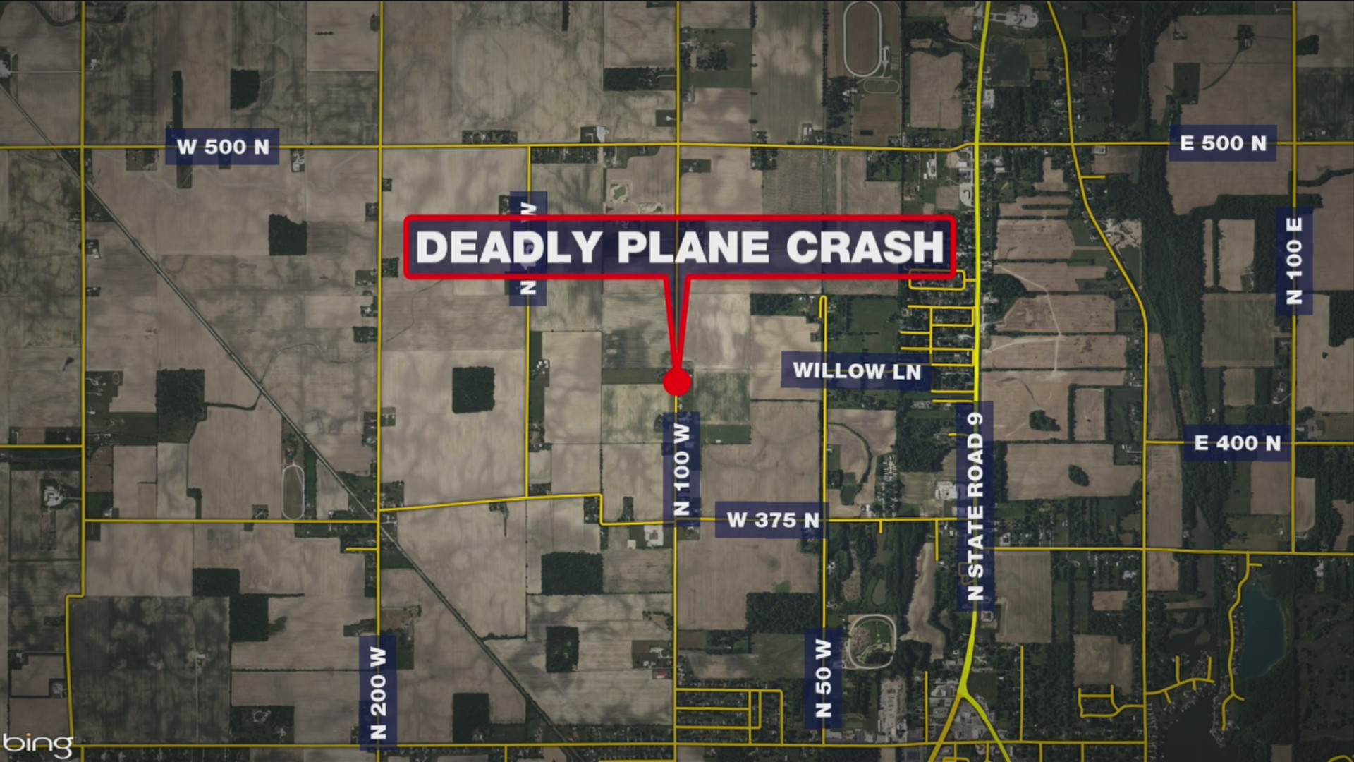 1 dead after plane crashes into tree, catches fire in Madison County