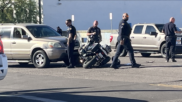 Police officer involved in crash in central Phoenix