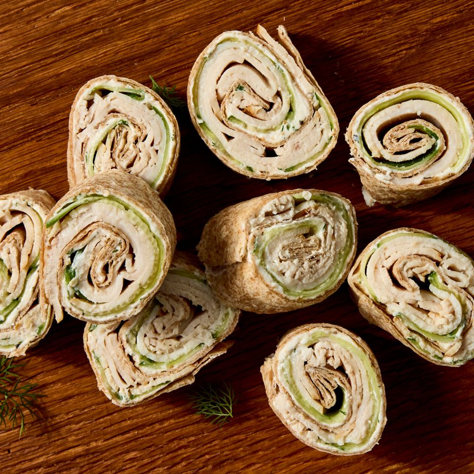 Recipe image of Turkey, Cucumber & Cream Cheese Roll-Ups