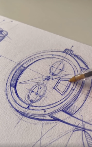Turning inner vision into artistic expression on paper