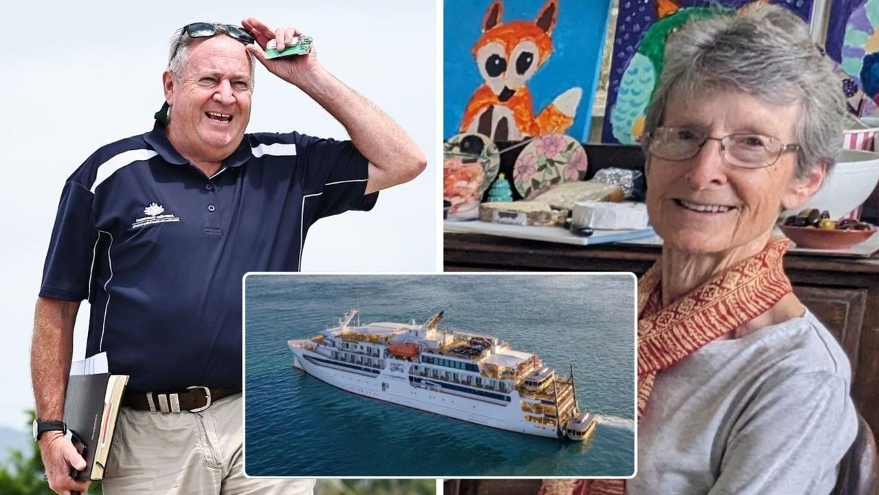 Investigators board cruise ship after death