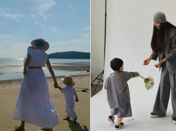 Model Moon Ga-bi slams the spreading of deepfake content using son's image