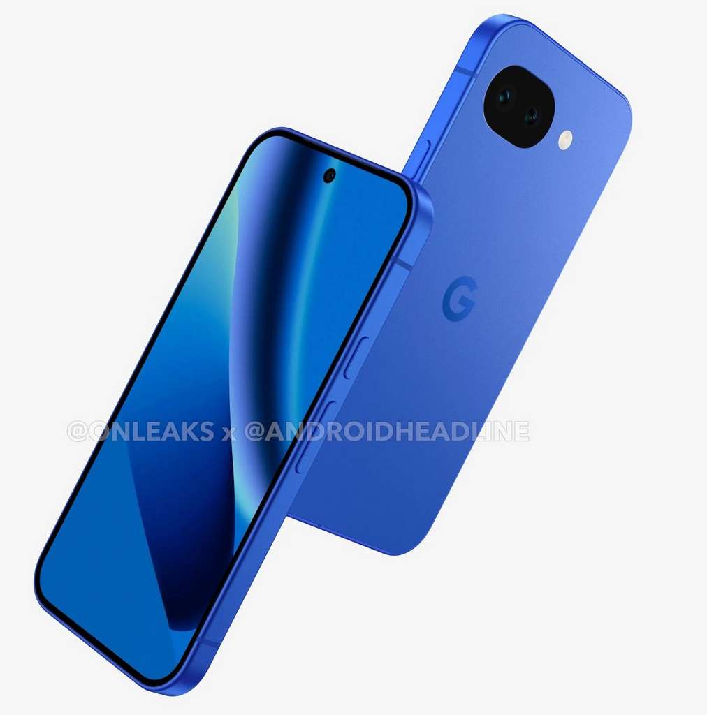Un rendu de ce à quoi devrait ressembler le Google Pixel 10a. © OnLeaks & Android Headline