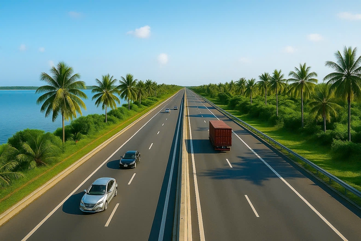 Đầu tư 7.900 tỉ làm đường bộ ven biển kết nối Vĩnh Long - Đồng Tháp