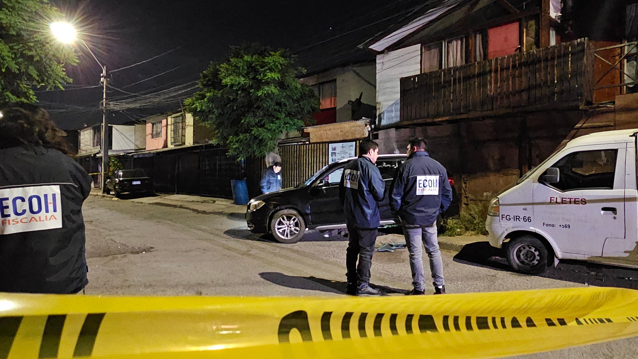 Homicidio en Puente Alto: Hombre muere tras ser baleado en un vehículo