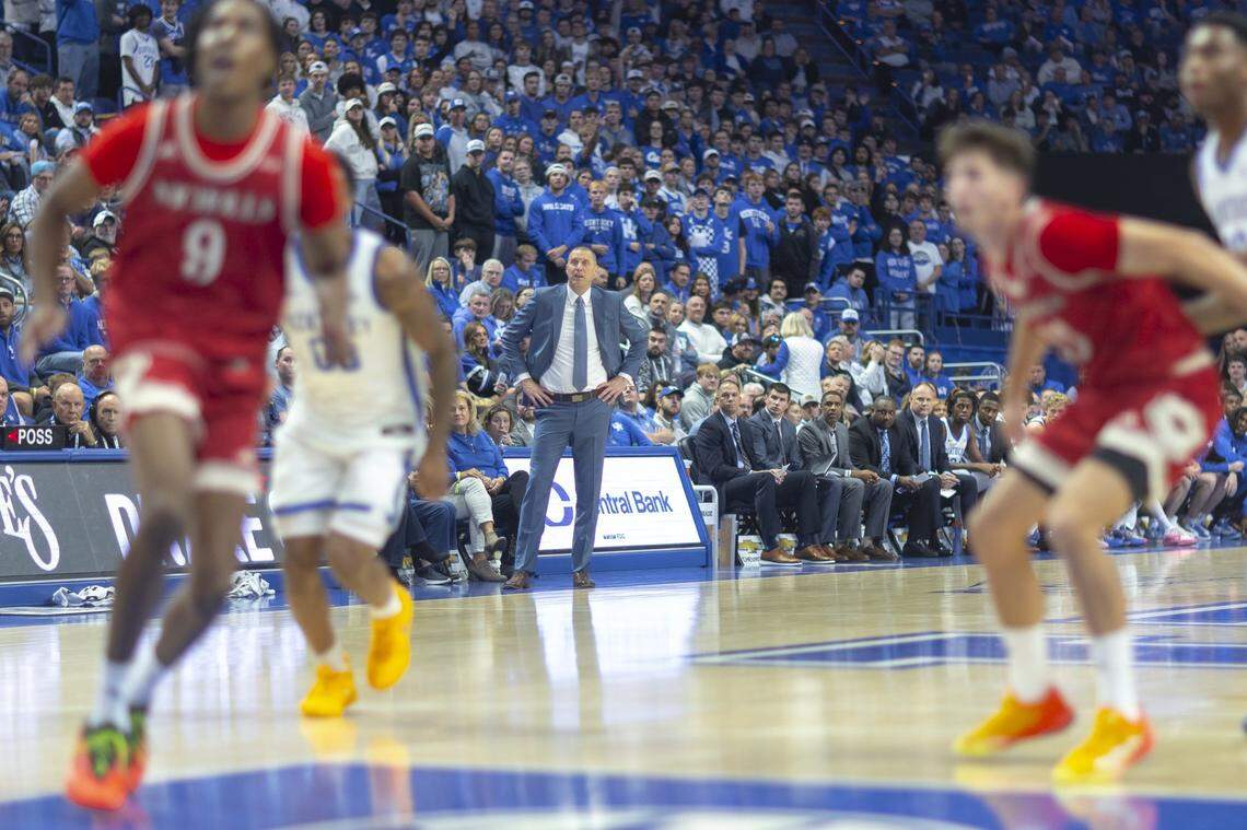 Everything Mark Pope said after Kentucky basketball beat Nicholls