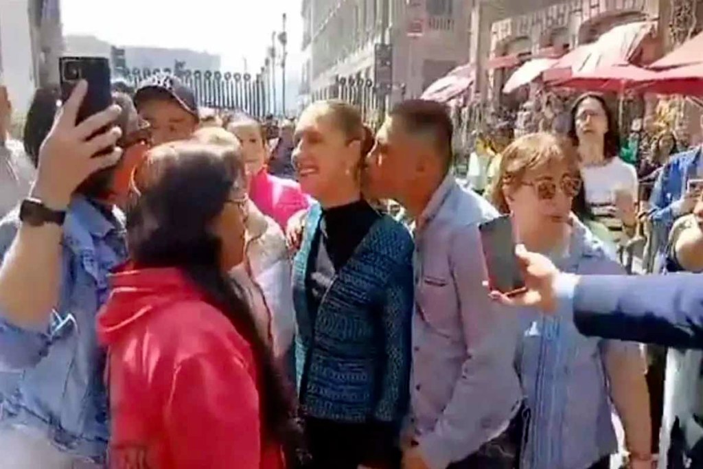 Detienen al hombre que acosó a Claudia Sheinbaum en pleno Centro Histórico