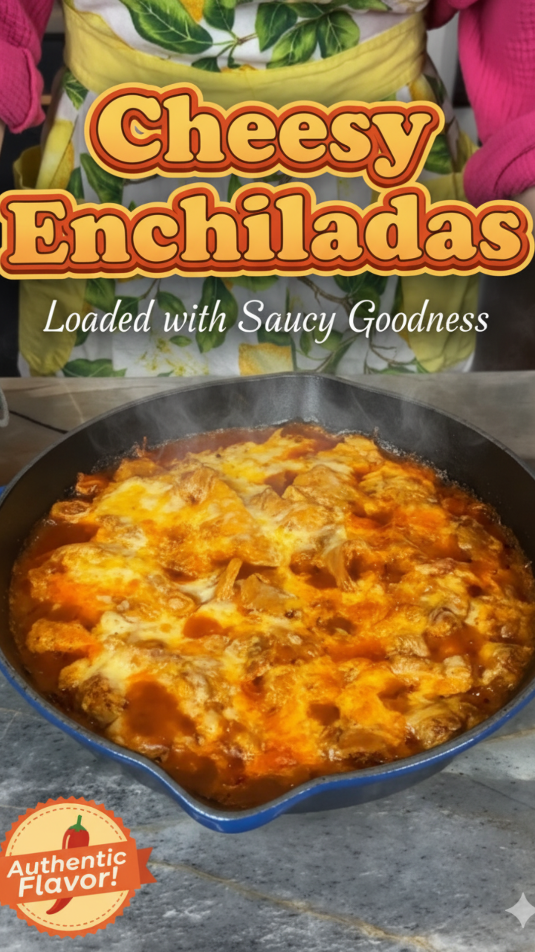Cheesy Enchiladas Loaded with Saucy Goodness