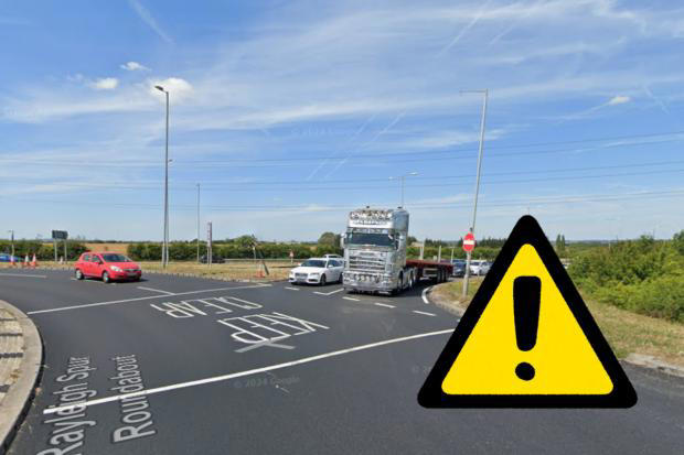 Drivers face lengthy delays at busy south Essex roundabout