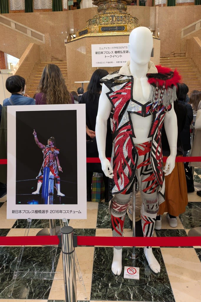 【新日本】ラスト2ケ月、棚橋弘至が日本橋三越本店「天女像」の前で引退カウントダウンを語る！東京ドーム動員目標は70万人？！