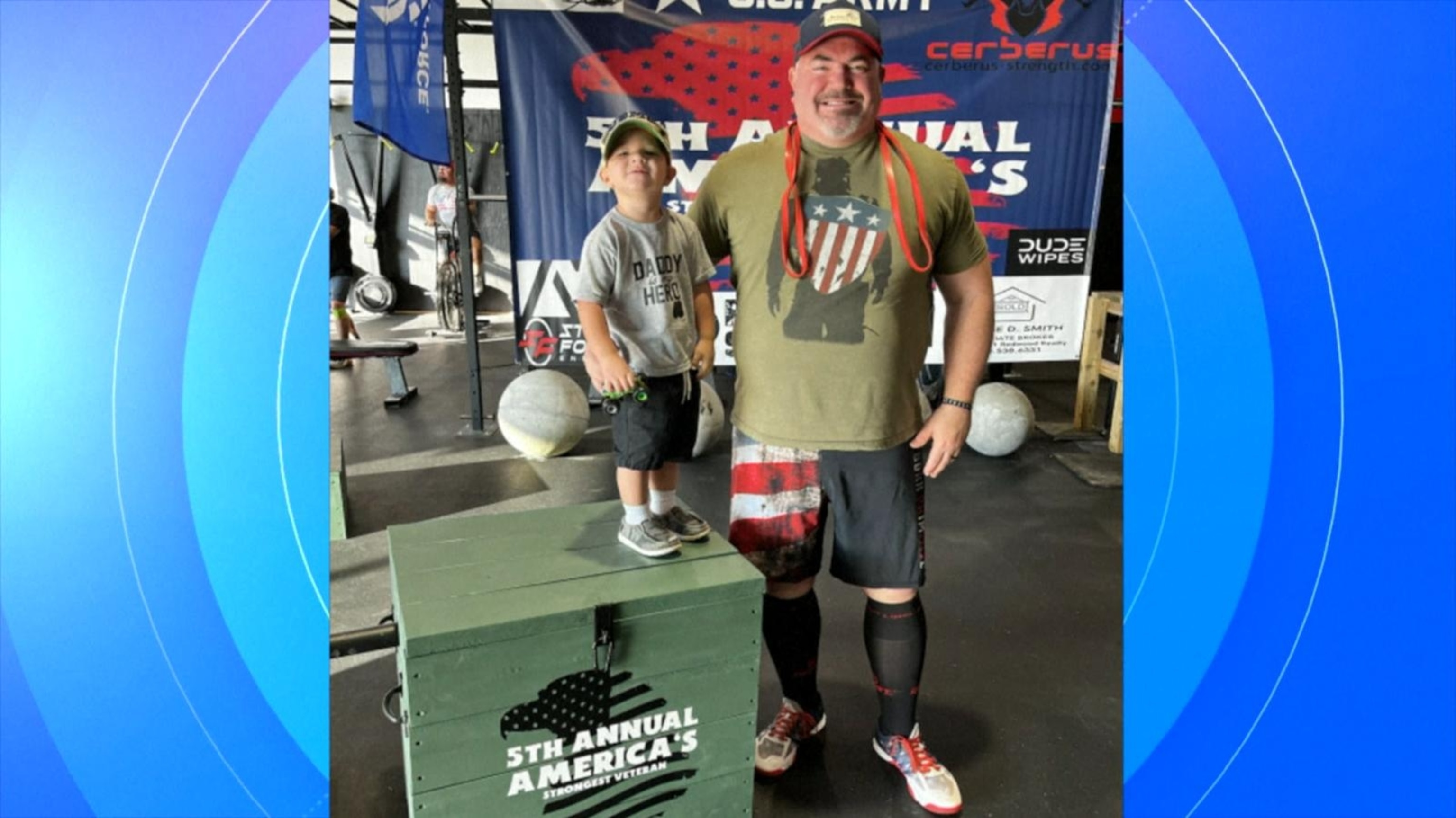 Wounded in combat, dad goes on to 'carry forward'