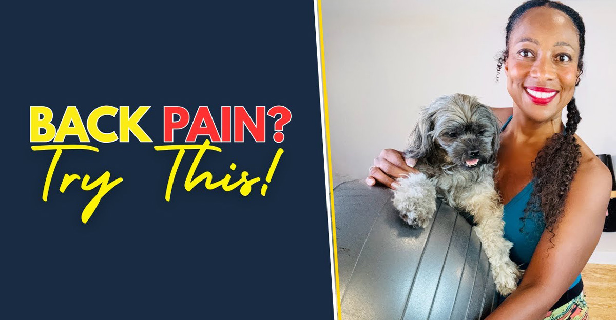 Back Stretches on the Ball with Tiffany and Niko Rothe