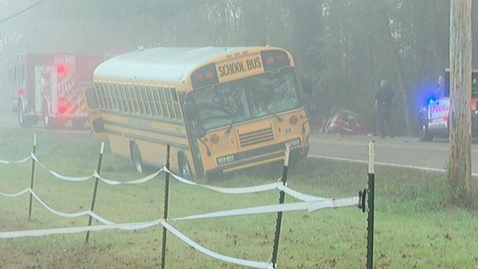 Update: Driver charged after school bus crash in Hixson Wednesday morning