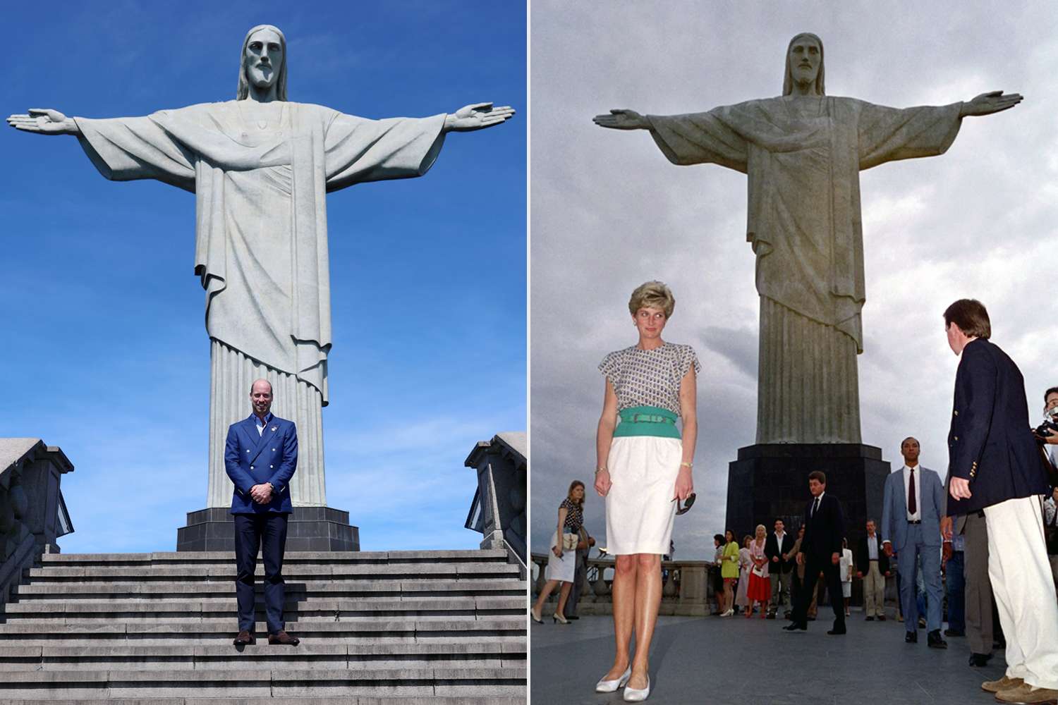 Prince William Follows in the Footsteps of His Late Mother Princess Diana  in Rio de Janeiro