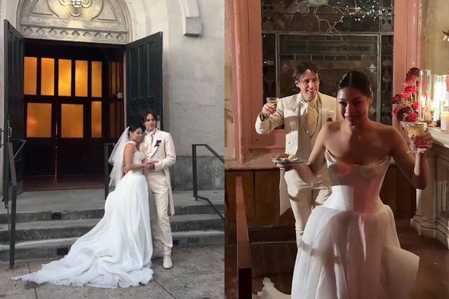 Broadway stars Eva Noblezada and Reeve Carney are now married