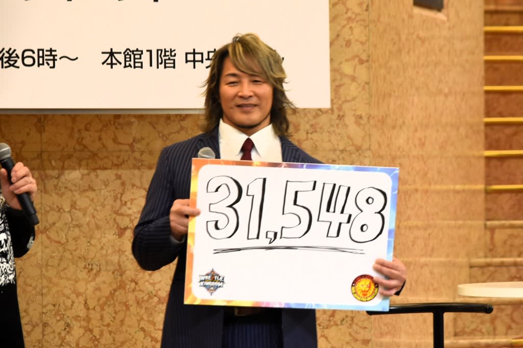 【新日本】ラスト2ケ月、棚橋弘至が日本橋三越本店「天女像」の前で引退カウントダウンを語る！東京ドーム動員目標は70万人？！