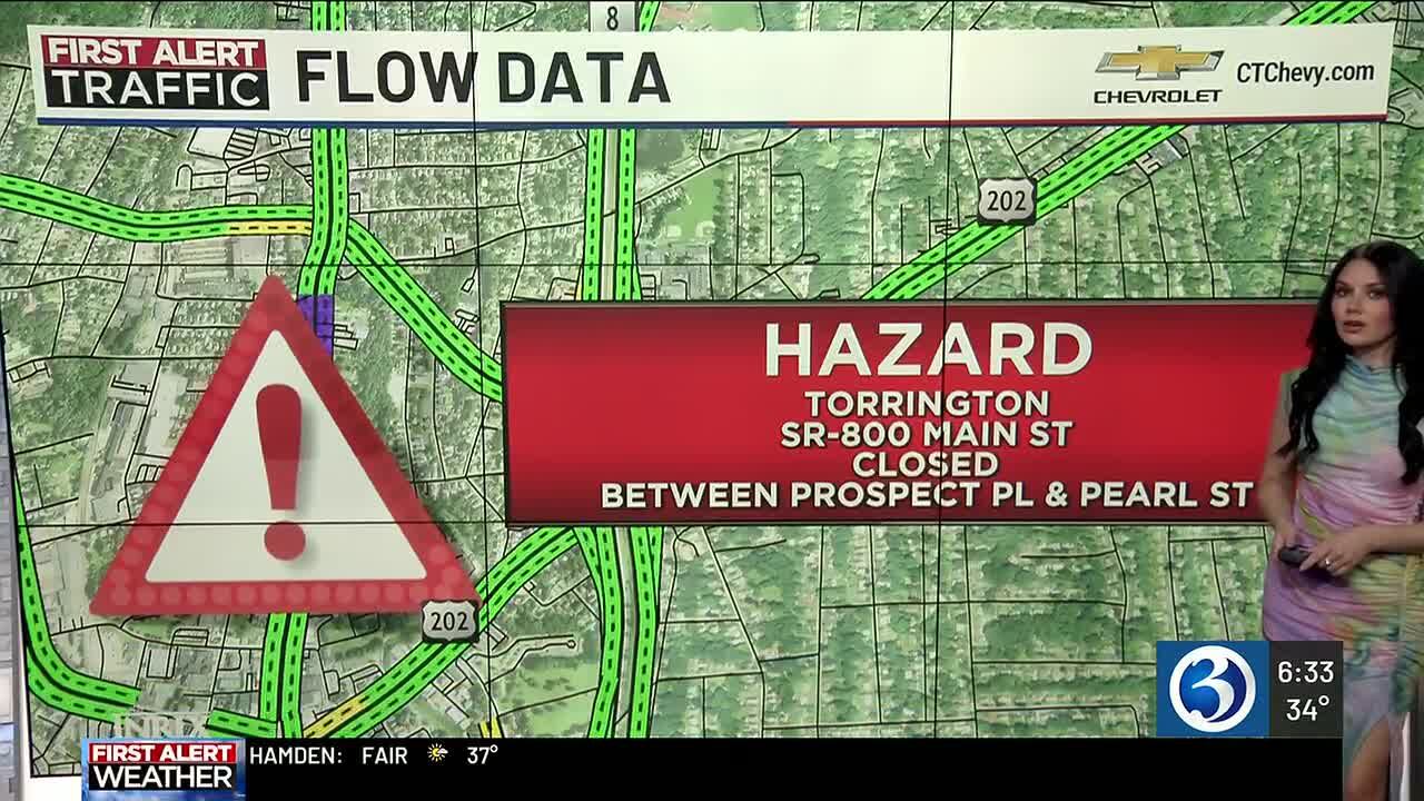 Gas leak closes portion of Main Street in Torrington