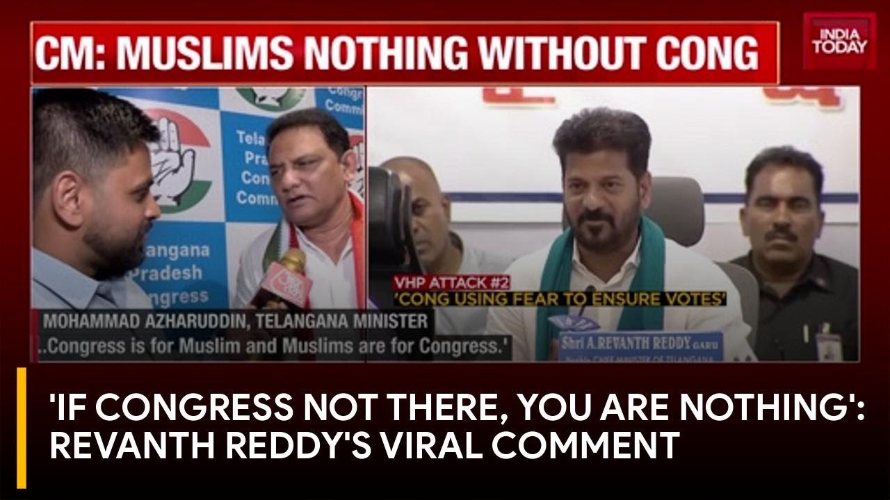 Reddy's Shocker: 'Muslims Nothing Without Congress', Sparks Political ...