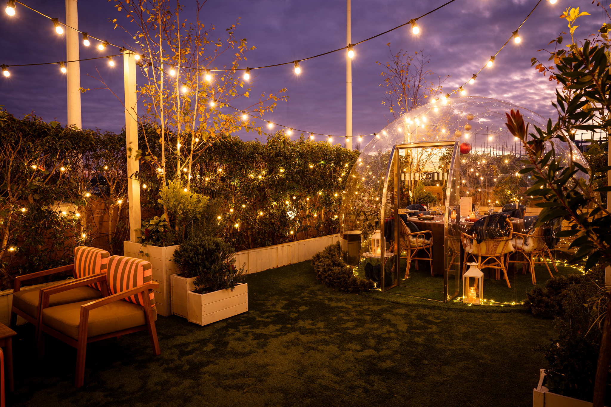 John Lewis Oxford Street: 1864 Rooftop Bar transforms into cosy winter ...