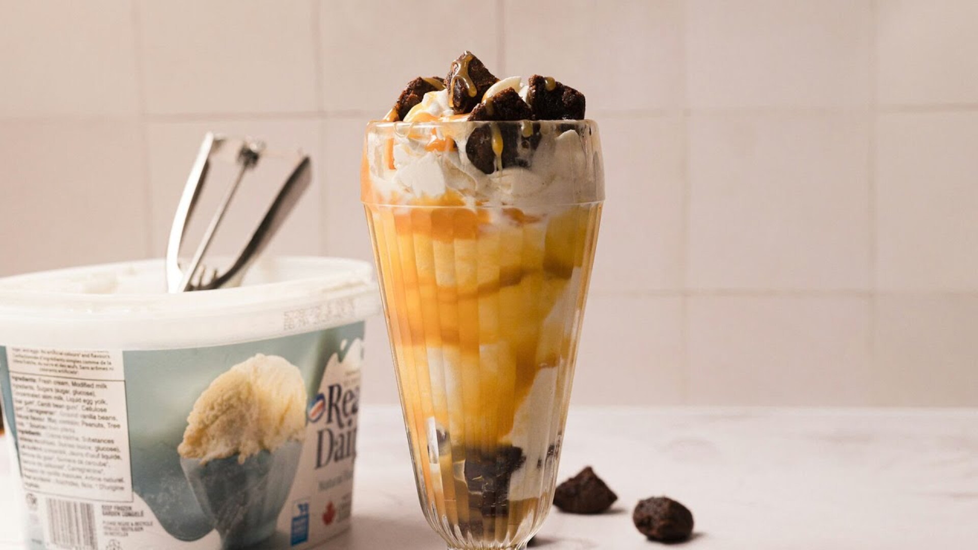 Copycat Costco Caramel Brownie Sundae Recipe