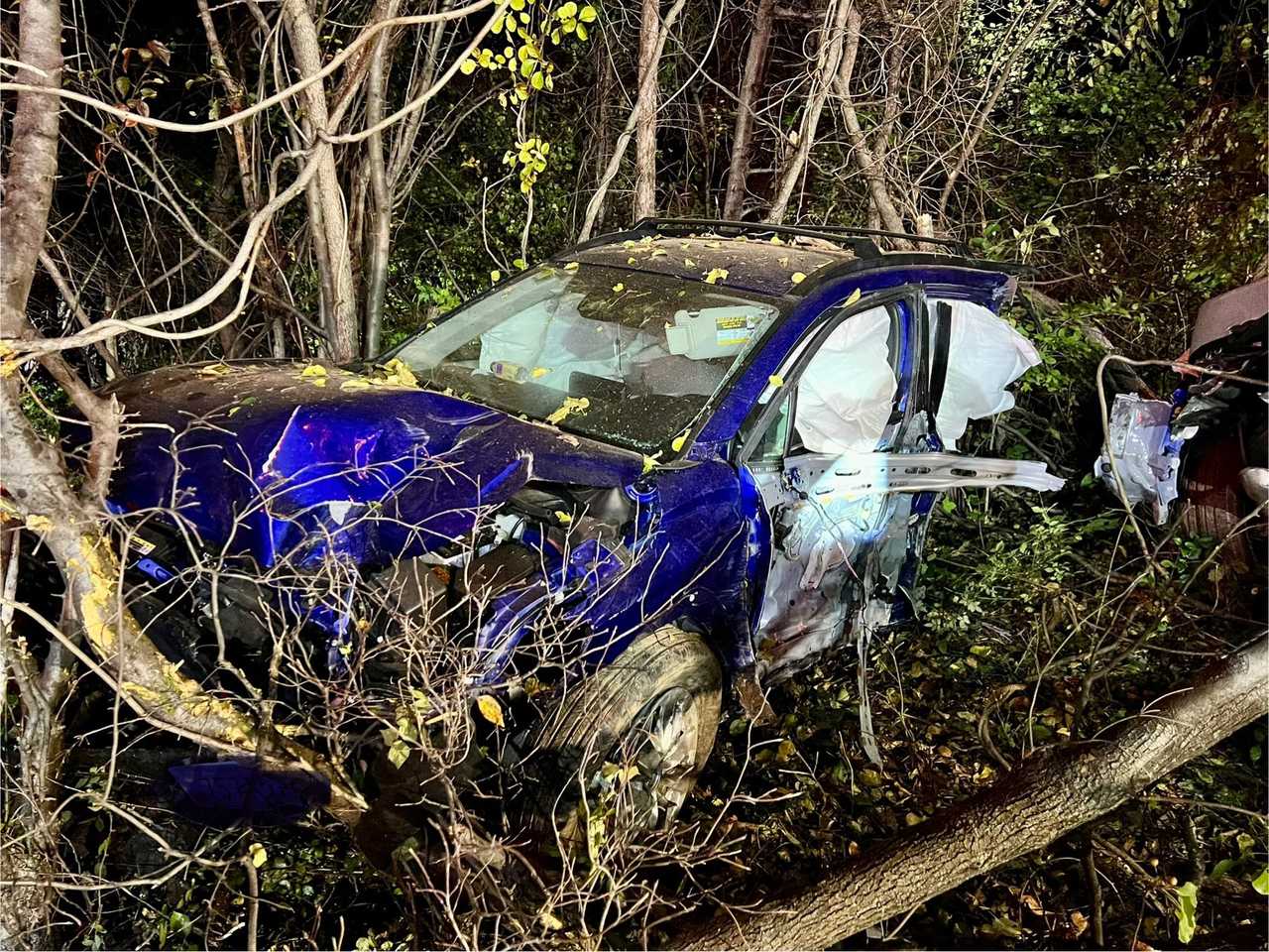 Maryland Driver Walks Away Unharmed After Car Split In Half In I-270 ...