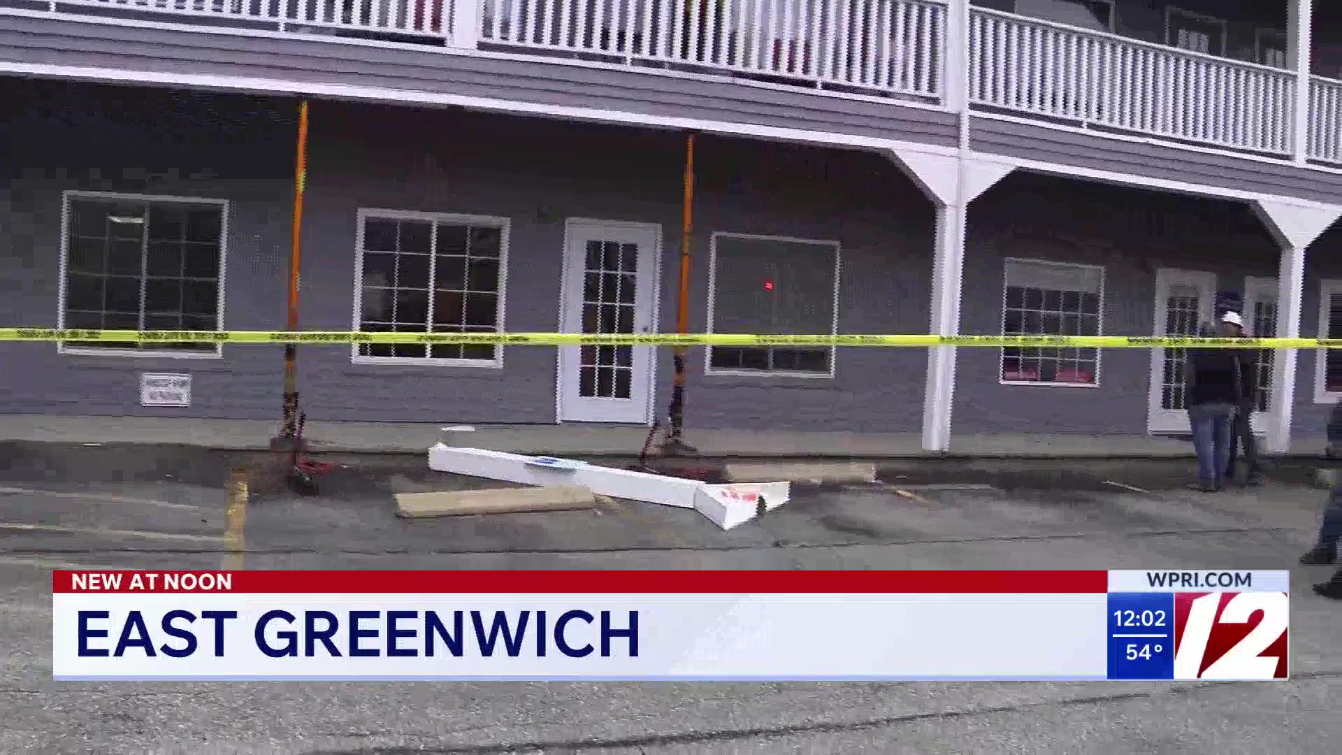 Car crashes into East Greenwich building