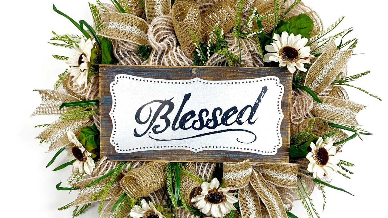 Blessed Farmhouse Wreath