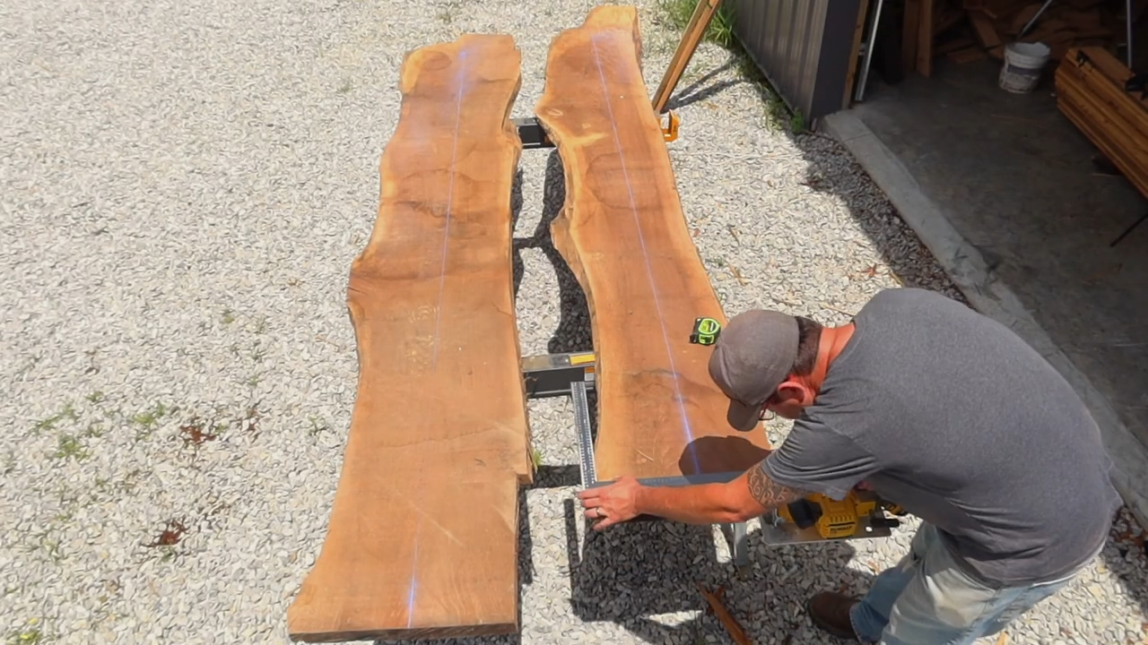 How to Turn Live Edge Slabs into a Stunning Custom Bed