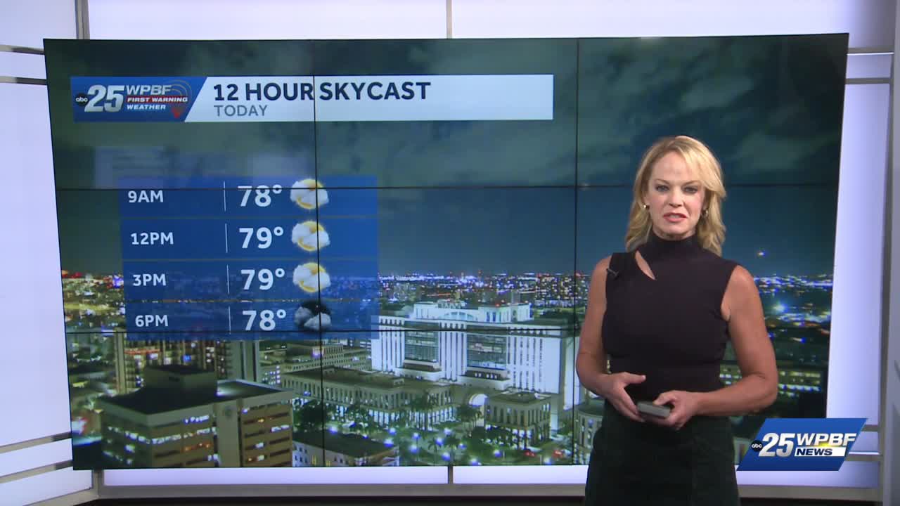 Partly Cloudy and Dry Conditions for South Florida