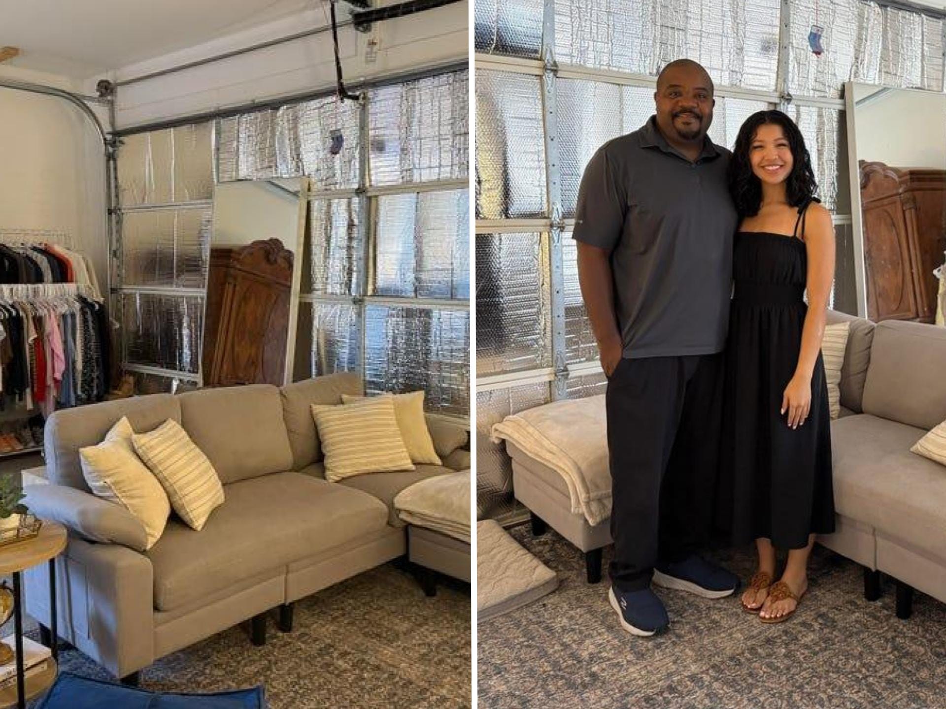 A dad turned his garage into an apartment for his daughter and her ...