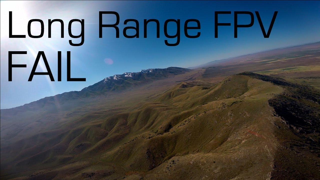 SkyHunter long range FPV test flight goes wrong