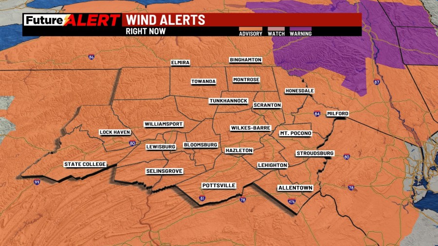 Weather Alert: NWS issues wind advisories, lifts thunderstorm warnings