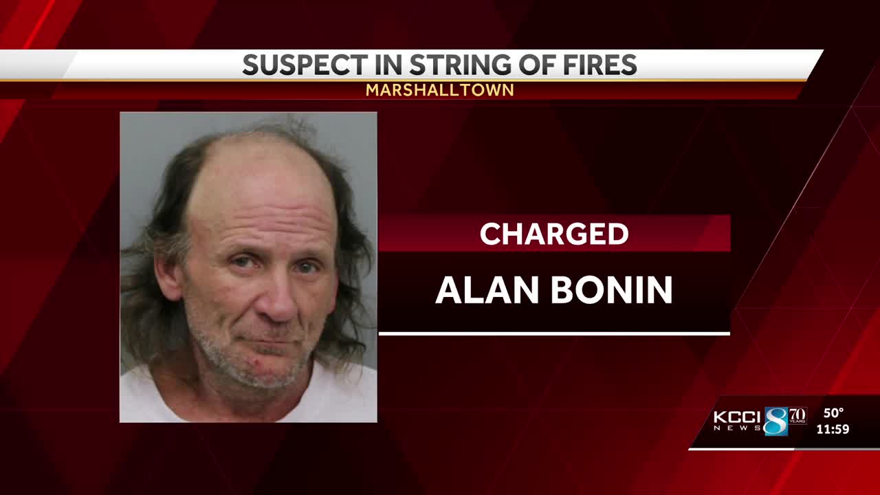 Marshalltown man arrested for arson in connection to string of fires