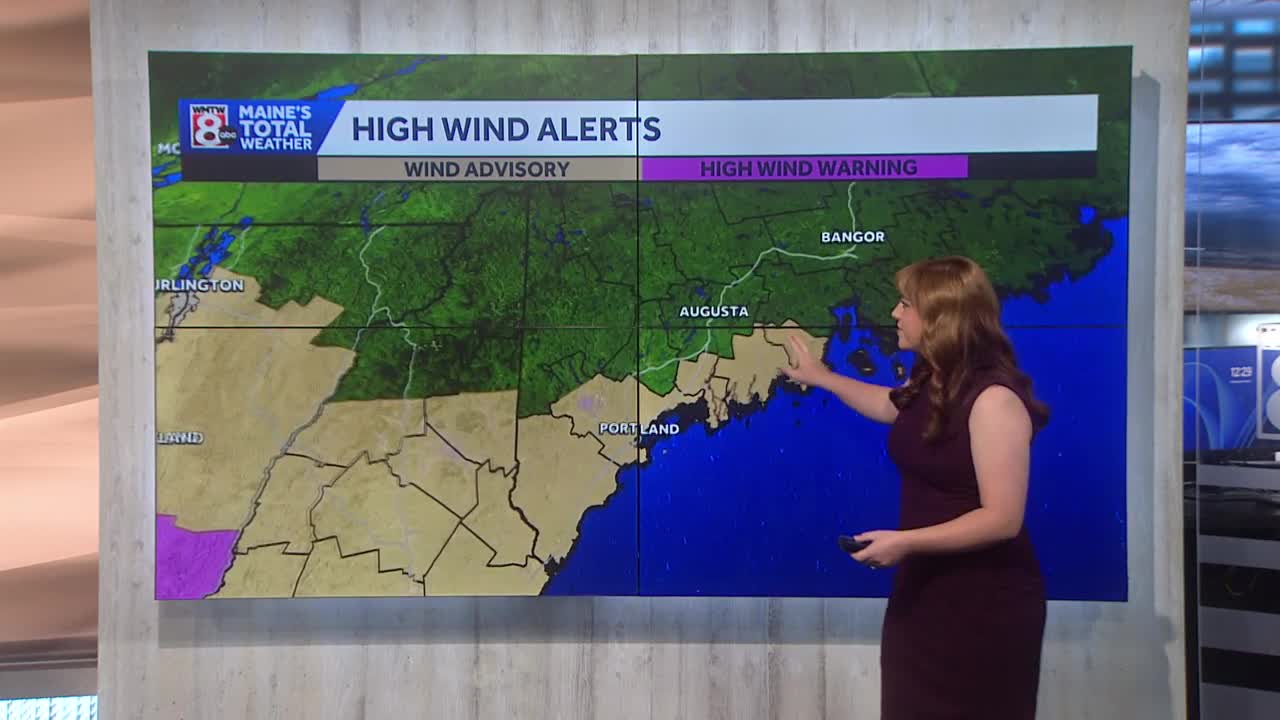 Wind advisory issued for Maine with 50-mph gusts possible