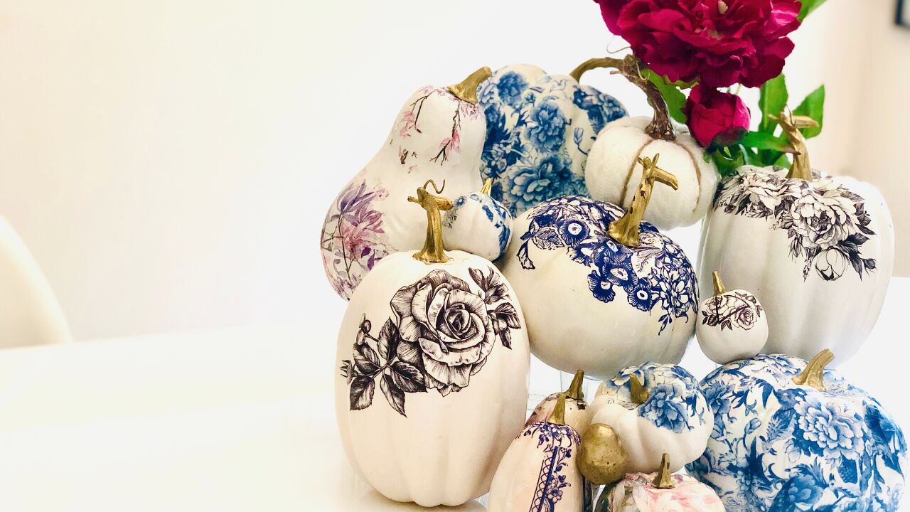 China Pattern Pumpkins