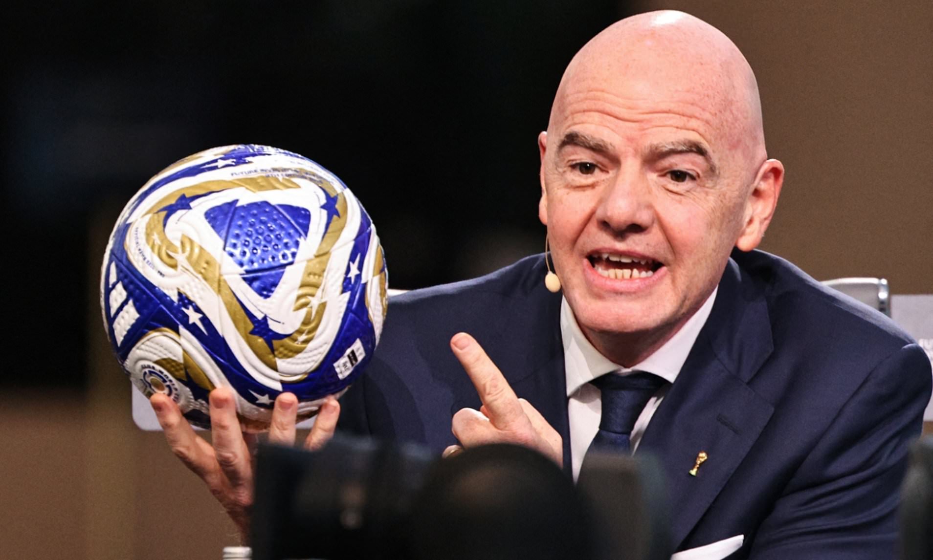 Fans slam Gianni Infantino's 'shameless' 'FIFA Peace' award and are