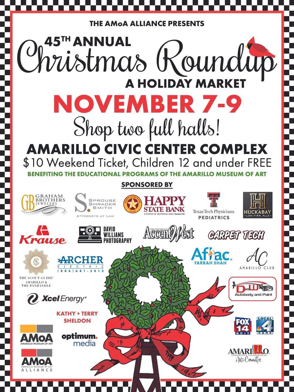 45th Annual Christmas Roundup To Benefit Amarillo Museum Of Art Programs