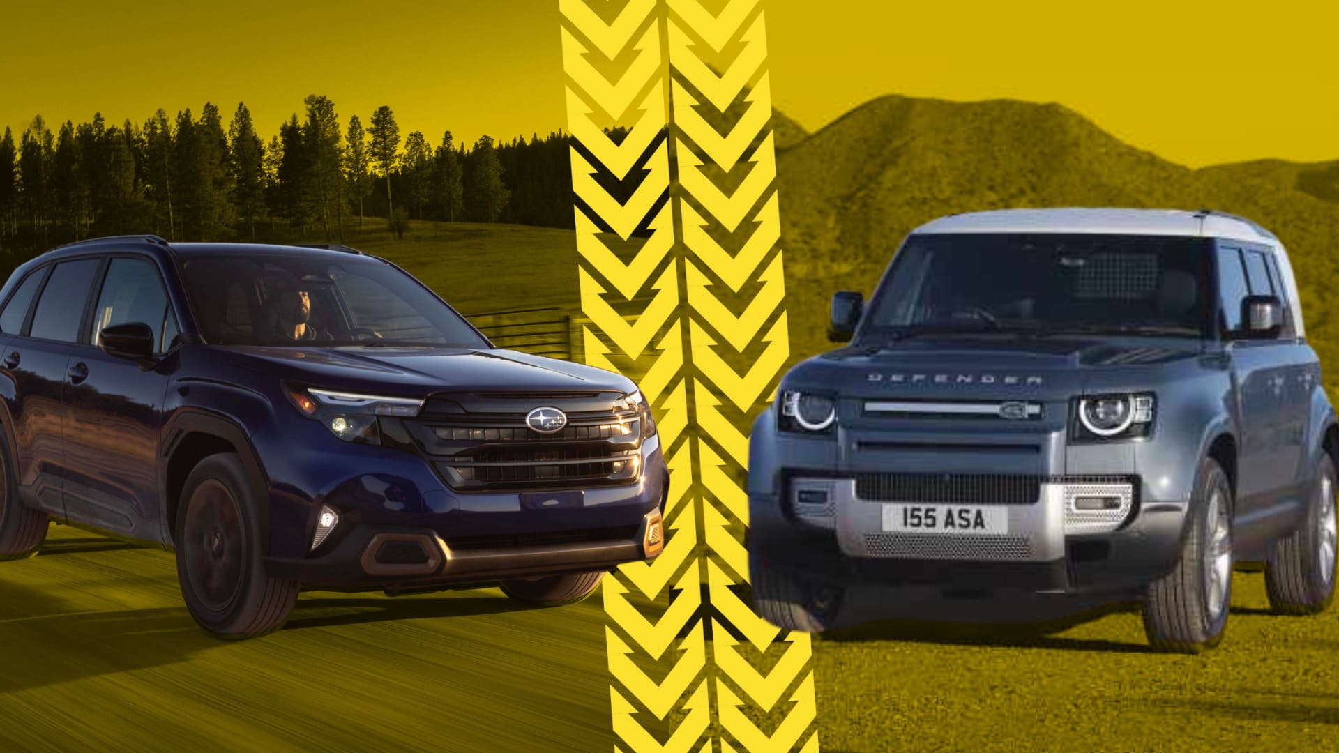Subaru Forester so với Land Rover Defender, sự mạnh mẽ tinh tế hay sức ...