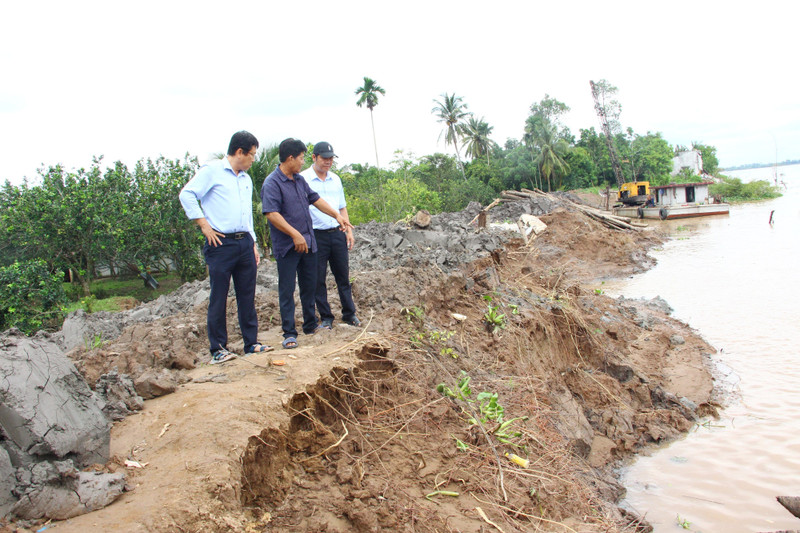 Năm 2025, Vĩnh Long xảy ra gần 140 điểm sạt lở, thiệt hại hơn 25 tỷ đồng