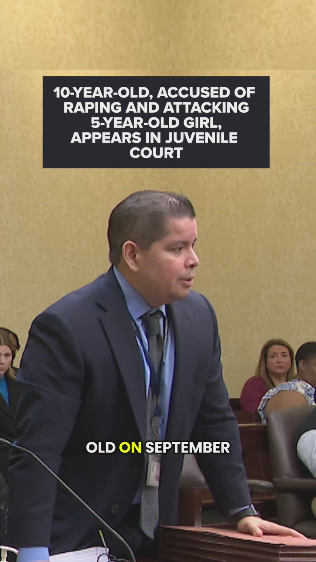 10-year-old rape suspect appears in juvenile court