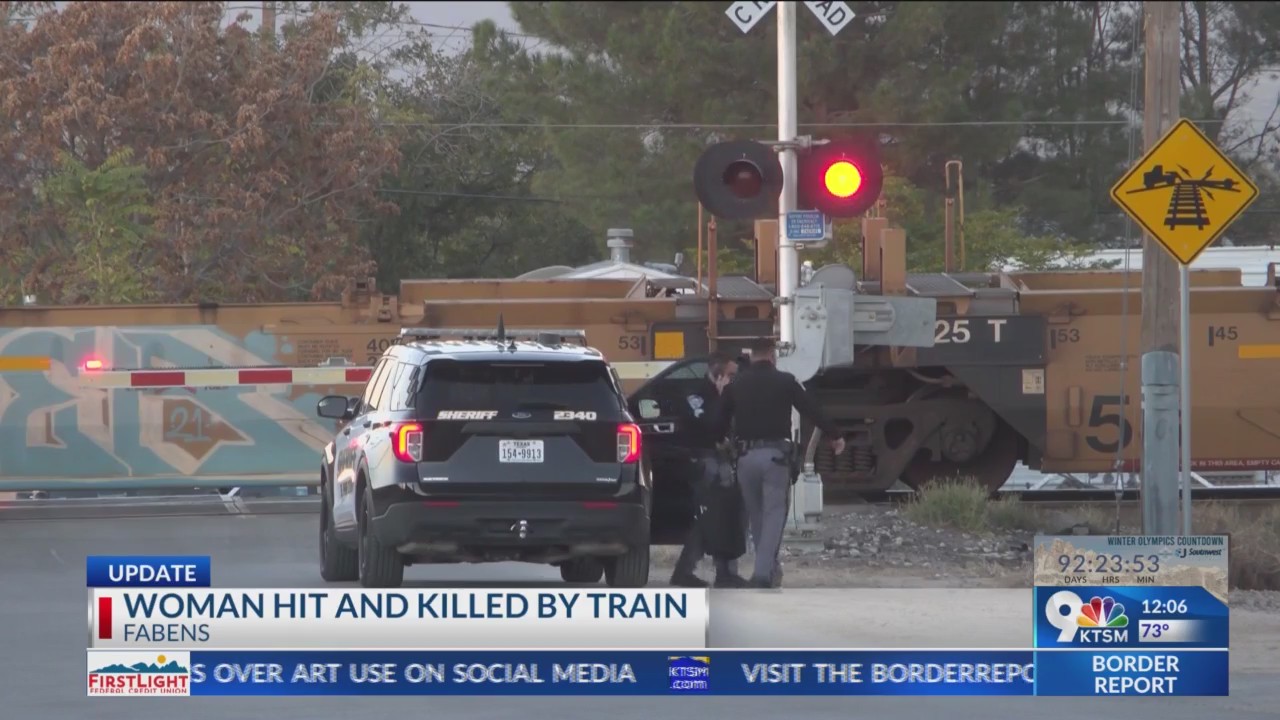 Woman struck, killed by train in Fabens