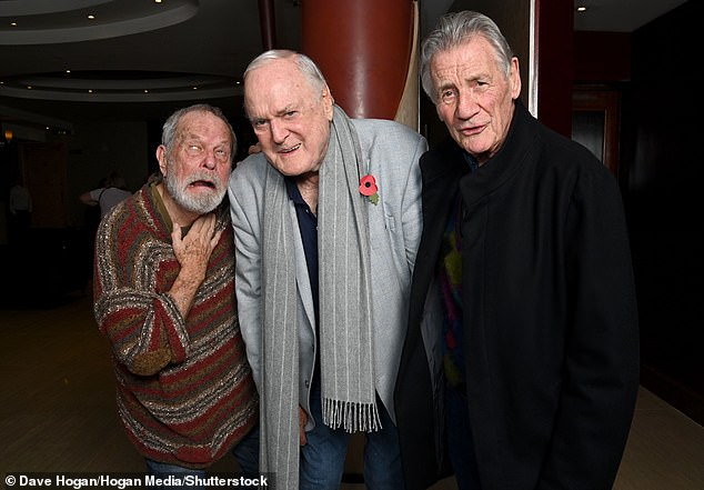 Monty Python's John Cleese reunites with Michael Palin and Terry ...