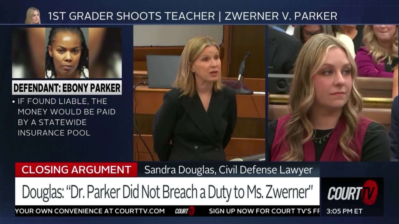 Defense Closing: Dr Ebony Parker Did Not Breach a Duty to Abby Zwerner