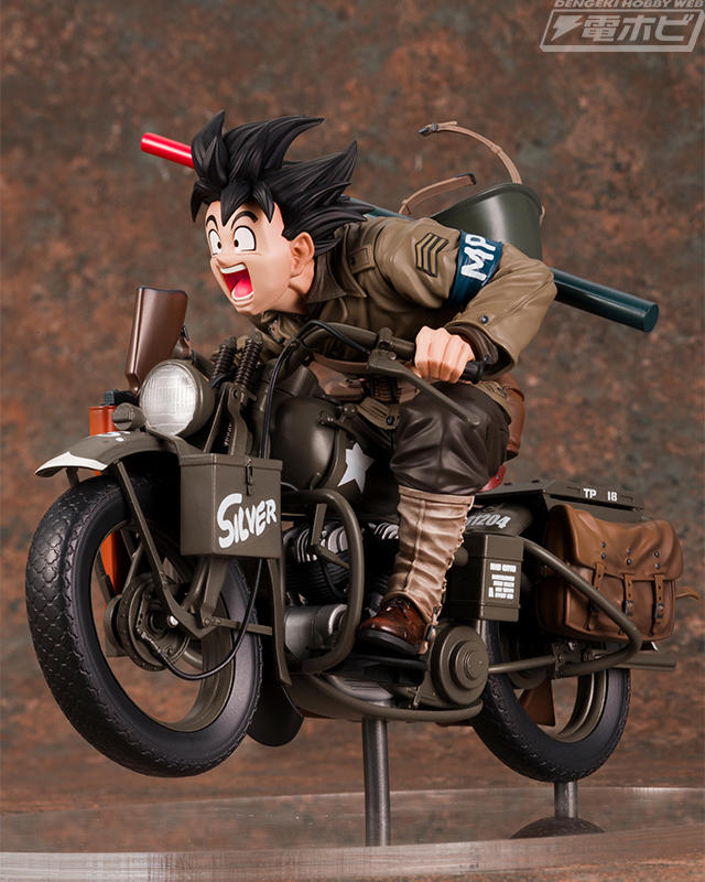 ドラゴンボール 宇宙最強の男からのアドバイス 孫悟空 未塗装 樹脂 フィギュアB 細部まで作り込まれたバイクも必見！『ドラゴンボールZ』孫悟空が特殊