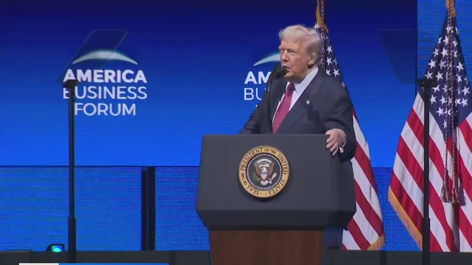 Trump touts economic agenda in Miami as shutdown enters 36th day