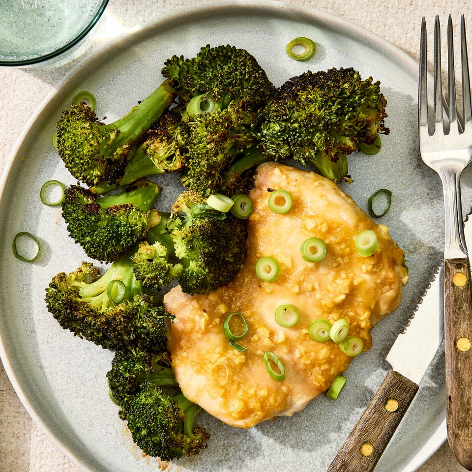 an image of the Weight-Loss Sheet-Pan Chicken & Broccoli